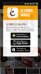 Mobile Screenshot of crous-grenoble.fr