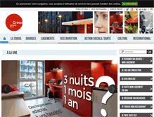 Tablet Screenshot of crous-grenoble.fr
